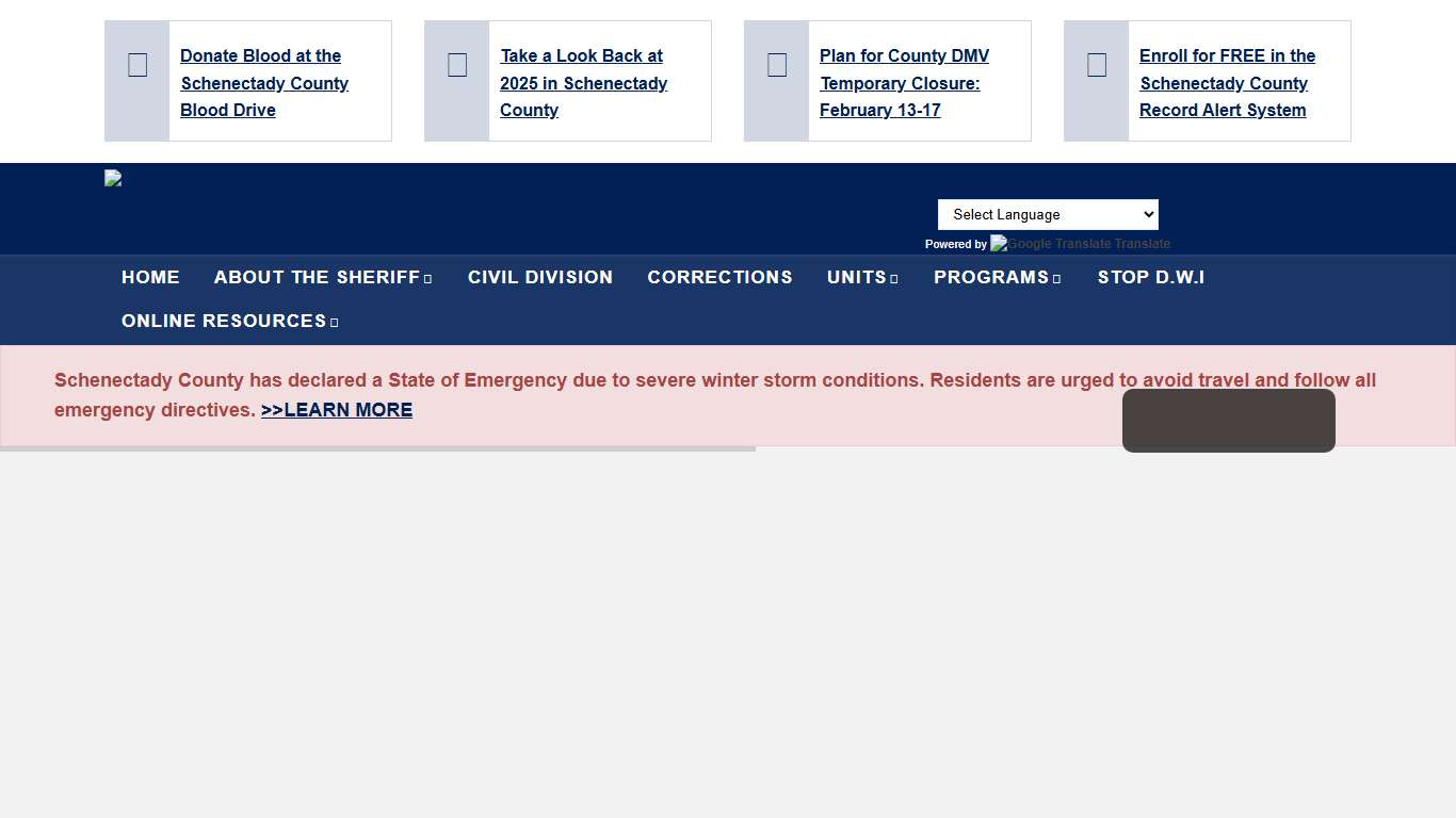 Schenectady County Sheriff's Office Schenectady County